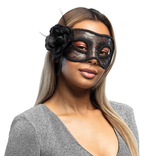 Lace Mask Mystique Black
