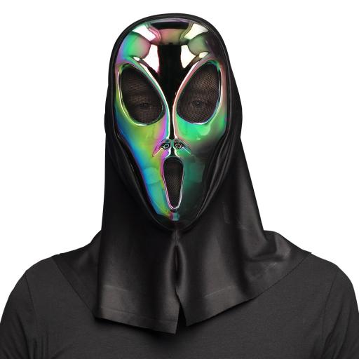 Mask Cosmic alien with hood