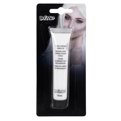 Tube aqua cream face paint white Halloween (19 ml)