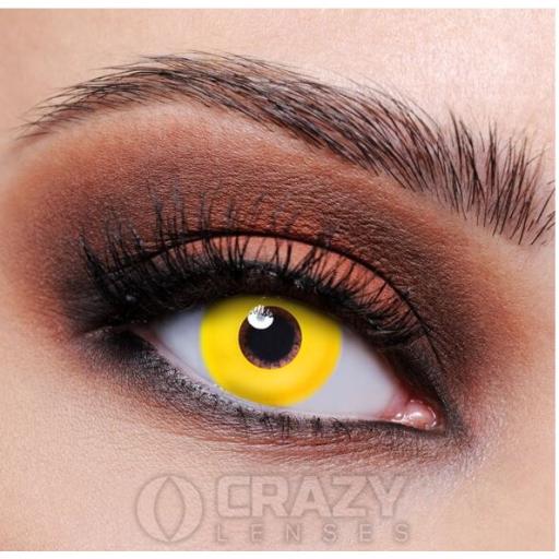 UV Yellow  One Day Fancy Lenses