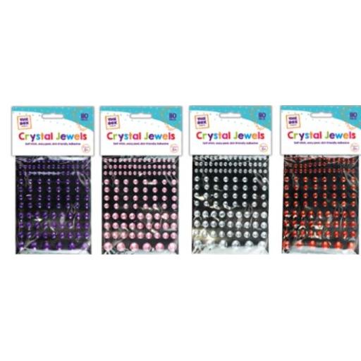 Self Adhesive Gems  each card