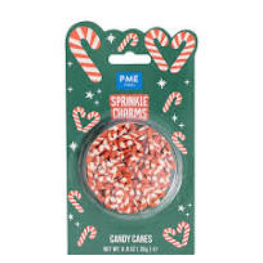 Candy Canes Sprinkle Charms 25g