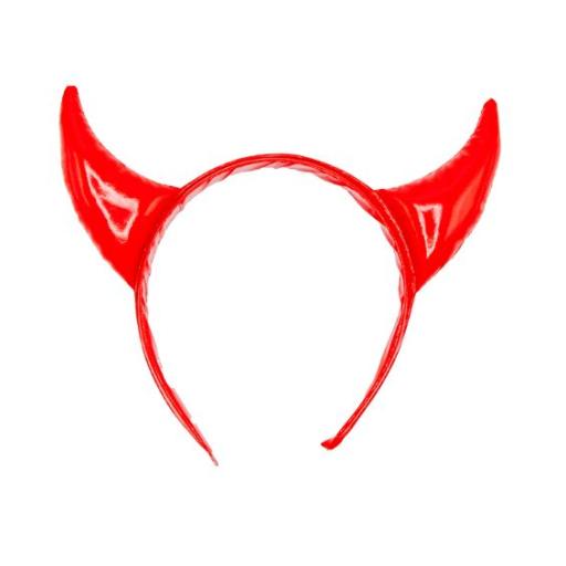 Quality PVC Devil Horns 2025 Red 14+