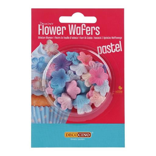 Decocino Wafer Flowers Pastel - Single