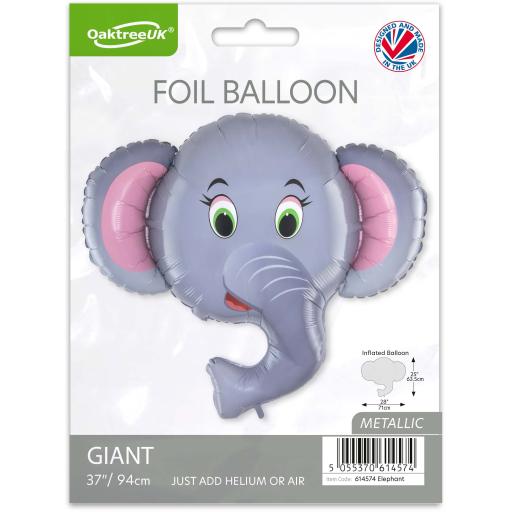 Shape 37" Elephant Foil Balloon