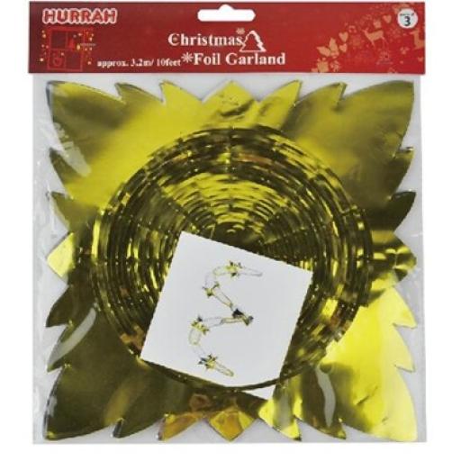 Hurrah Foil Garland  2Pk