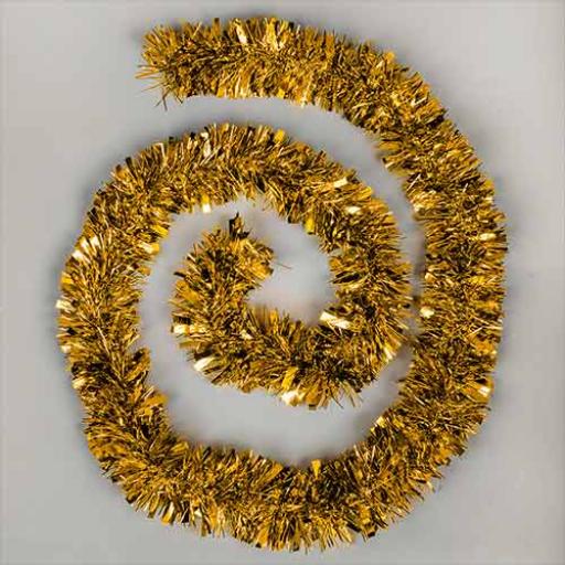 Gold  Tinsel Garland 1.8 M