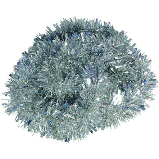 Silver  Tinsel Garland 1.8 M