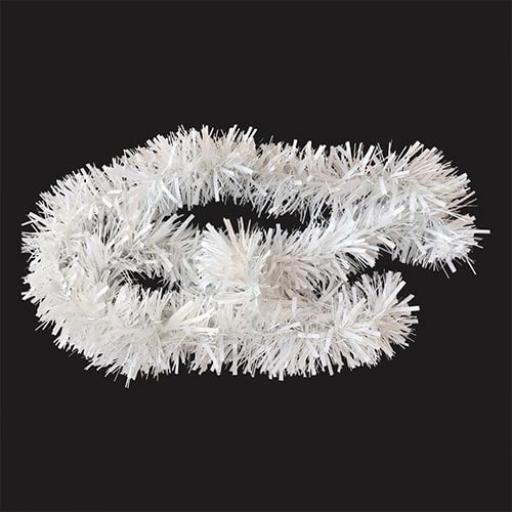 White  Tinsel Garland 1.8 M