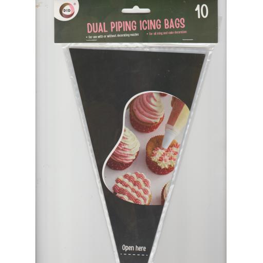 Disposable Icing Piping Bags 10 Pack