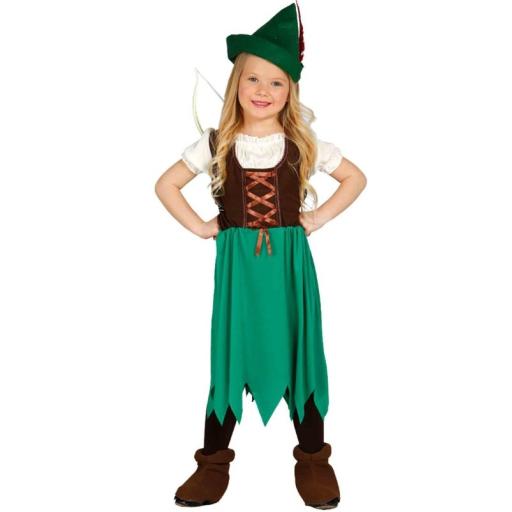 Costume Robin Hood Dress Size 3-4 Years