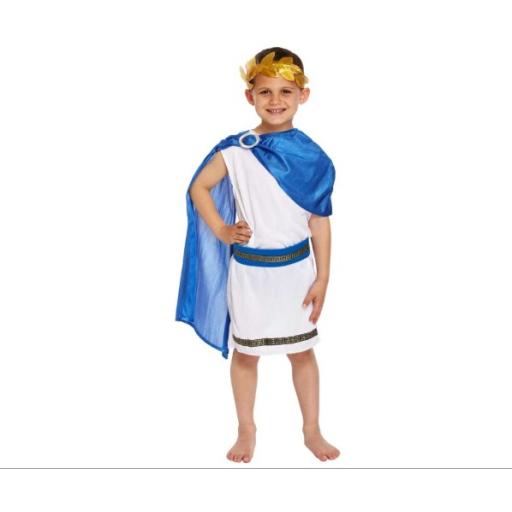 Fancy Dress Child Caesar Boy Small10-12 Yrs