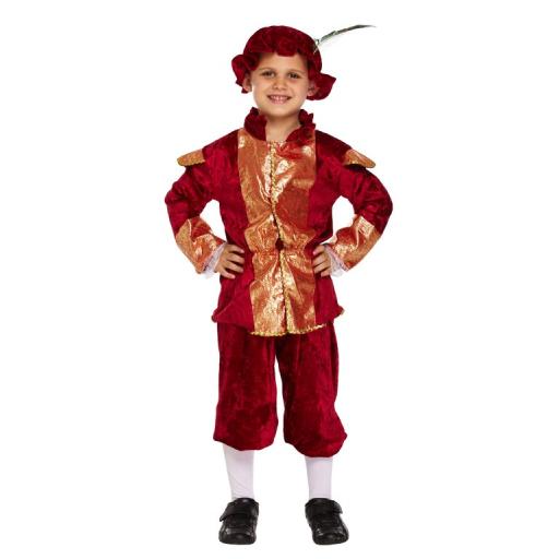 Children's Tudor Boy Costume (Medium / 7-9 Years)
