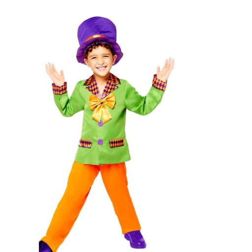 Mad Hatter Boy - Child Costume Size 8-10 YEARS