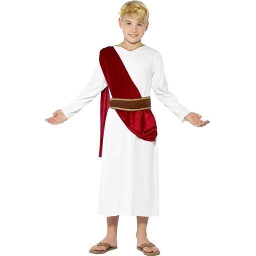 Roman Boy Robe with Belt and Headpiece Size Medium