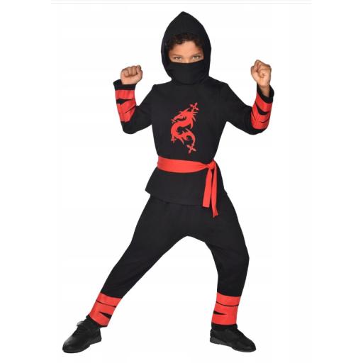 Ninja Warrior Black Size 4-6 Years