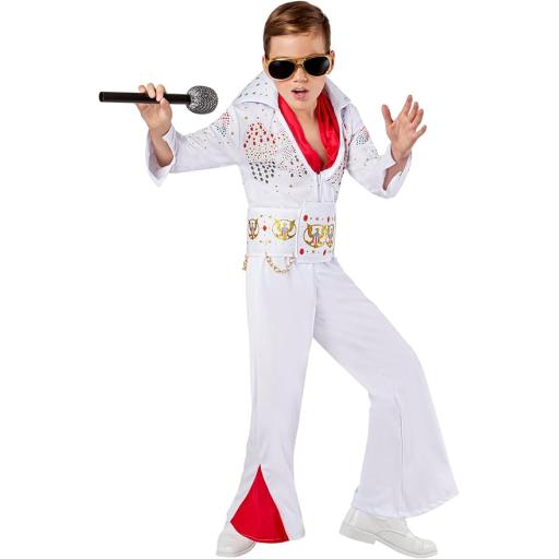 Rubies Deluxe Elvis Child Costume, Medium, One Color