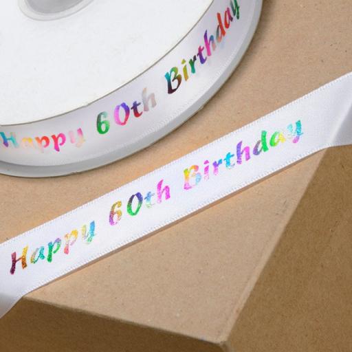 60 Th B/Day Ribbon 20 Mm x1M