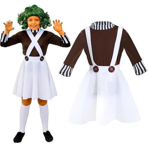 Girls Chocolate Factory Worker Costume