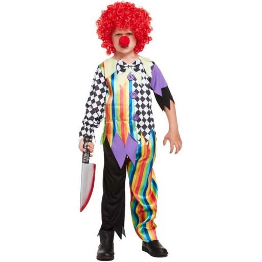 Fancy Dress Child  Clown  Large  10-12 Yr