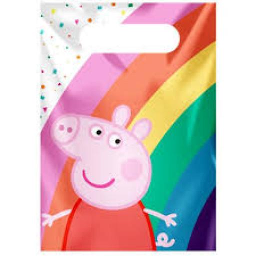 Peppa Pig Paper Loot Bags 8pk