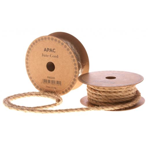 Jute Cord Strings 7mm x 5yds