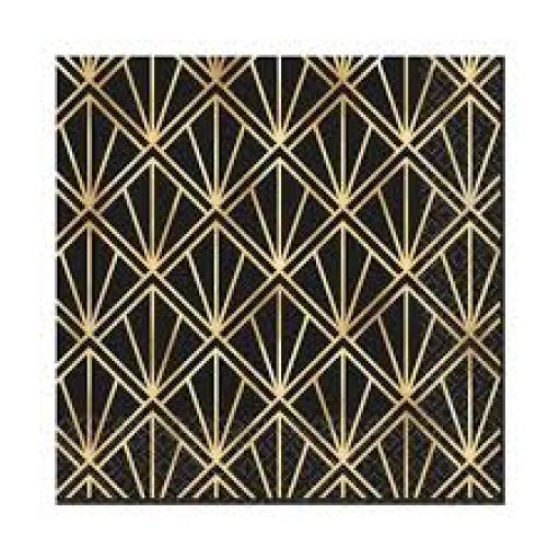 Glitz And Glam Lunch Napkins 16pk