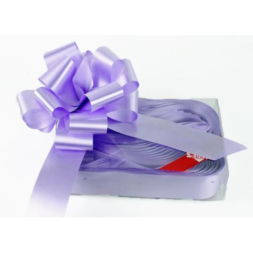 20 Lilac Pull Bows (50mm)