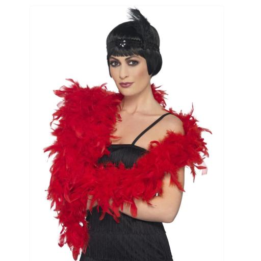 Deluxe Boa, Red Feather, 180cm, 80g