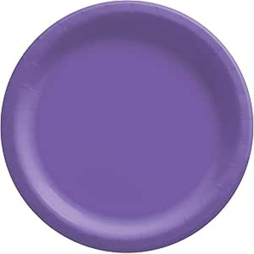 New Purple Paper Plates 8pk