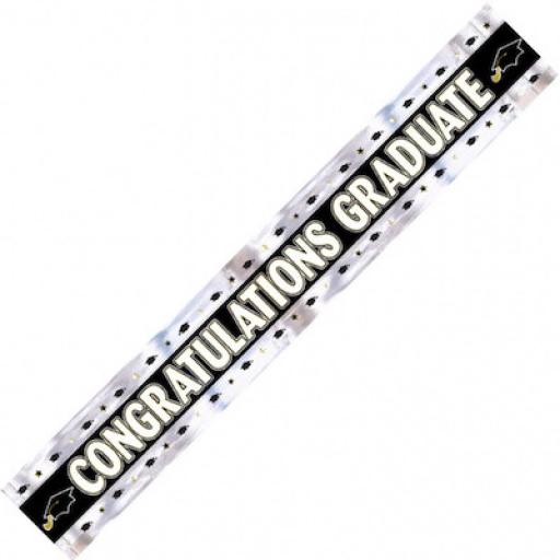 Congratulations Graduate Foil Banner 2.74m