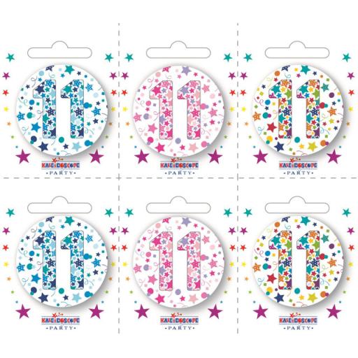 Age 11 Birthday Badge