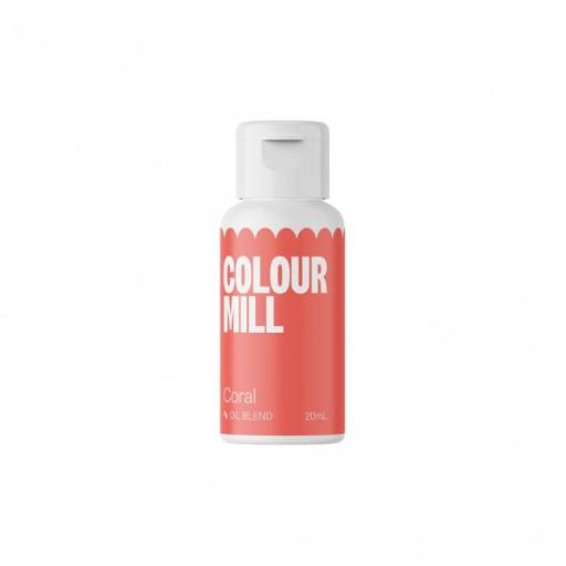 Coral - Oil Based Food Colouring 20ml