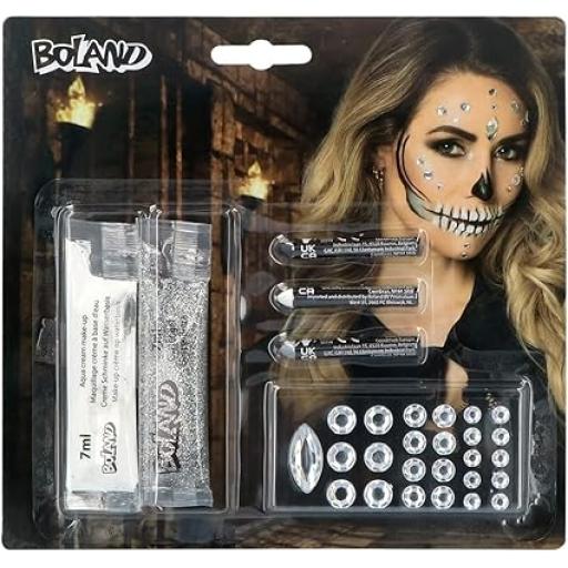 Make-up kit Diamond skull