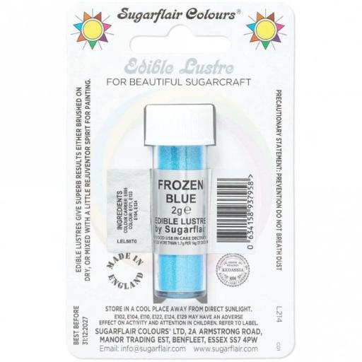 Frozen Blue Edible Lustre 2g
