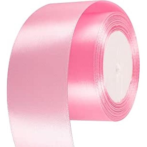 Polyester Satin Ribbon Pastel Pink 23 MMm X 1M