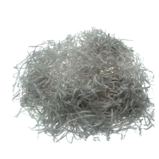 Metallic Silver Shredded Tissue Paper (25gram)