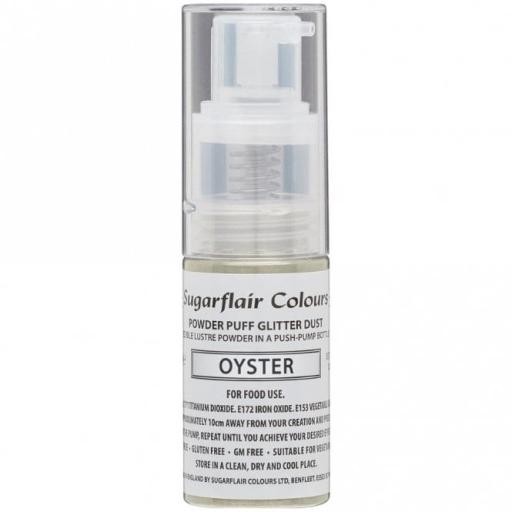 Sugarflair Powder Puff Glitter Dust Light Champagne 10g