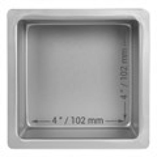 PME Square Cake Pan ( 4 x4 x4" )