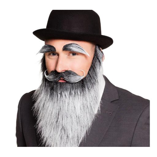 Set facial hair Old man