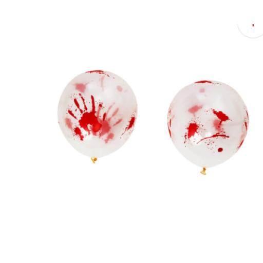Latex Bloody Balloons, 30cm, 8Pk