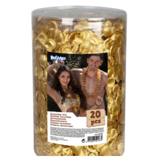 Set 20 hawaiian leis gold