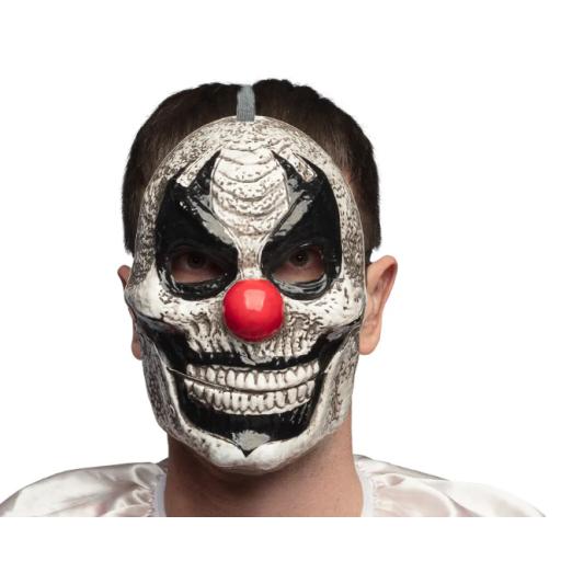Mask Horrible clown with movable jaw