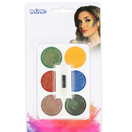 Palet face paint Glitter